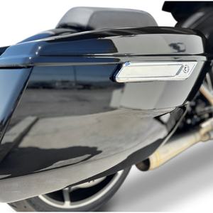 सीएनसी एल्यूमीनियम मोटरसाइकिल टूरिंग मॉडल काले मशीनी बॉल मेल्ड कालीबैग कवर - Product Image 5