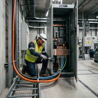 Flammhemmendes Feuerbeständiges Stromkabel 5-adrig 16mm2 25mm2 35mm2 4 AWG 2 AWG 1 AWG Niederspannungs-Kupferdraht