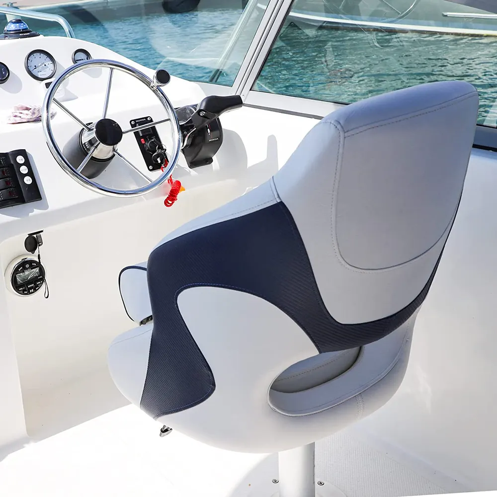 Premium Lage Rugleuning Klapstoelen Marine Leveranciers Aluminium Bas Boot Accessoires Kapitein Seat Vissersboot Stoelen