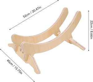 <span class=keywords><strong>Soporte</strong></span> portátil para bicicletas de <span class=keywords><strong>madera</strong></span> maciza con <span class=keywords><strong>soporte</strong></span> antideslizante ajustable para uso en el hogar y al aire libre - Product Image 4