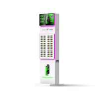 Distributeur automatique de batteries externes à 48 emplacements avec terminal de paiement sans espèces intégré pour les grands magasins et les supermarchés