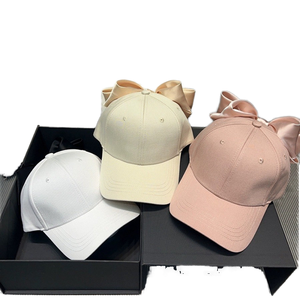 Gorra de Béisbol Coreana 2026 de Alta Calidad con Lazo, Diseño Dulce y Lindo con Letras, para Mujer, Verano - Product Image 4