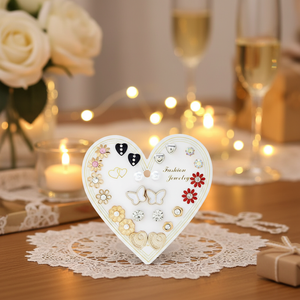 Tending stile religioso oro rosa in acciaio inox orecchini di lusso strass fiore vendita calda per feste e sano - Product Image 2