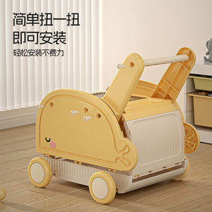 Jingyu Children's Shopping Cart 40L-50L Removable Storage Stroller For Baby Playhouse Toy Organizer - Product Image 5
