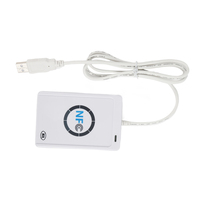 ACR122U USB NFC RFID Lector de tarjetas inteligentes sin contacto Escritor 13,56 MHz Lector de tarjetas de control de acceso