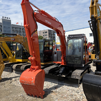 Mini-excavatrice d'occasion Doosan DX75/DX75-9C/DX75LC-9C avec poids opérationnel de 7,5 tonnes, moteur Yanmar, pompe Kawasaki, roulement, moteur