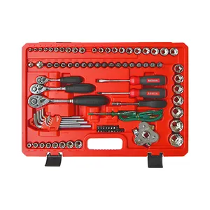 121pcs Car Tool Socket Wrench Set Auto Repair Adjustable Wrench Socket Tool Set