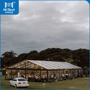 New Zealand 15x30m Events Transparent Outdoor Wedding Party Marquee Tent For 300 Seaters