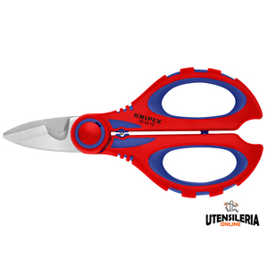 Tijeras de electricista Knipex, hojas rectas con punto de prensado, 160 mm - Product Image 5
