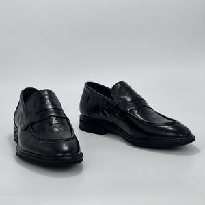 Chaussures de conduite tendance pour hommes 2025, chaussures en cuir souple à enfiler, semelle souple, chaussures en cuir décontractées pour affaires - Product Image 2