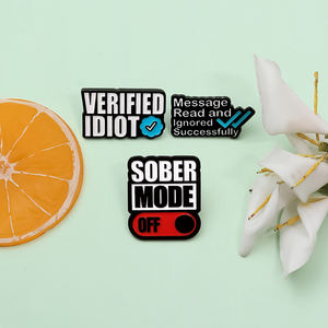 Officiel Nap Queen Épingles En Émail Drôle Texte Broches Revers Sac À Dos Badge Bijoux Cadeaux pour Amis En Gros - Product Image 2