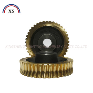 XingSheng <b>Worm</b> <b>Gear</b> 175mm Outer Diameter 33mm Inner Diameter 40mm Thickness For Printing Machinery Parts - Product Image 3