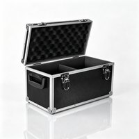 Étui de transport en aluminium de grande capacité 7 ''10'' 12 ''Boîte de rangement pour disques vinyles