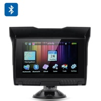 Navegador GPS para Motocicleta Noouo de 5.0 Pulgadas, Impermeable IP65, Certificado ROHS, con Sistema Operativo Win CE 6.0, 1 Año de Garantía, Visor de Fotos y Radio