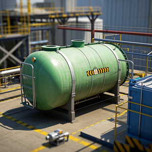 ถังเก็บน้ำไฟเบอร์กลาสความจุสูง 500 แกลลอน สำหรับบำบัดน้ำ 3000 ลิตร/ชั่วโมง 220 โวลต์ รับประกัน 5+ ปี ใช้ในโรงแรม - Product Image 3