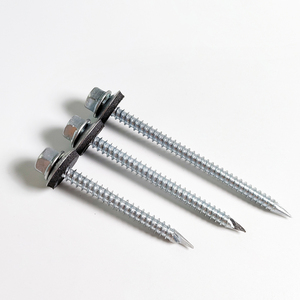 Corte de cola M4.8 * <span class=keywords><strong>2</strong></span> <span class=keywords><strong>1</strong></span>/<span class=keywords><strong>2</strong></span> pulgadas cabeza <span class=keywords><strong>hexagonal</strong></span> madera <span class=keywords><strong>autoperforante</strong></span> tornillos Tek techo perforación tipo 17 tornillos autorroscantes - Product Image 2