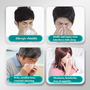 Puntos de acupresión para rinitis Goteo nasal Parche de moco nasal Sinusitis Tratamiento de rinitis alérgica Tiras nasales bloqueadas para la nariz - Product Image 3