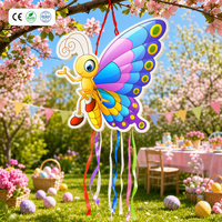 Piñata sur le thème du football et des papillons, personnalisée par l'usine OEM, pour les fêtes du Nouvel An chinois et de Pâques, accessoires de fête pour les anniversaires des enfants, décoration festive