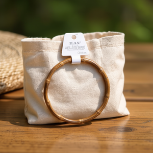 Anello in bambù Iln da 17 mm per borse e accessori - Product Image 3