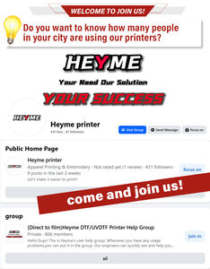 Heyme 2025台式DTF打印机A3机XP600全自动爱普生兼容烤箱，适用于t恤/衣服/包1年保修 - Product Image 5