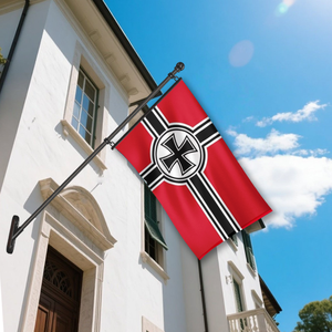 La bandera <span class=keywords><strong>de</strong></span> <span class=keywords><strong>guerra</strong></span> <span class=keywords><strong>de</strong></span> la Wehrmacht alemana durante la Segunda <span class=keywords><strong>Guerra</strong></span> Mundial (Reichskriegsflagge) 3x5 pies - Product Image 5