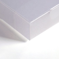 Boîte de rangement pour dossiers personnalisés, boîte en plastique pour documents avec Logo imprimé A4, vente en gros, 9 pièces