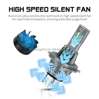 Kaidengzhe Neue 12V Mini C20 LED-Scheinwerferbirne H11 9005 9006 64W 6400LM 6000K Canbus 1:1 Beam Plug & Play IP67 Wasserdicht