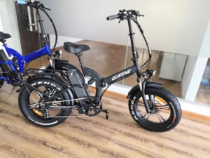 QUEENE/ Vélo électrique à suspension intégrale 48V 500W 750W 1000W Vélo électrique pliable à pneus larges avec <span class=keywords><strong>EN</strong></span> <span class=keywords><strong>15194</strong></span> - Product Image 2