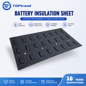 Flame Retardant Battery Insulation Sheet Die Cut High Temp Resistant PET PC PP <b>Electrical</b> Insulating <b>Pad</b> for Power Packs - Product Image 1