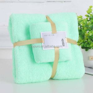 Juego de Toallas de Baño de Microfibra Súper Suaves y Absorbentes, con Logotipo Personalizado, Técnica Jacquard de Poliéster, para Niños - Product Image 2