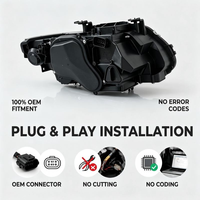 Ensemble de phares de voiture à LED modifiés LIANGTU pour BMW Série 3 06-09 E92 E93, clignotants séquentiels, pièces automobiles de rechange