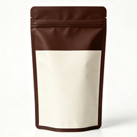 Échantillon gratuit : Sachet plastique refermable avec encoche de déchirement pour café, salon de thé, poudre de café – Emballage pratique à ouverture facile