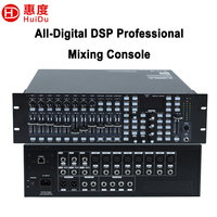 Console de mixage numérique professionnelle 16 canaux avec faders motorisés Dante pour concerts en direct