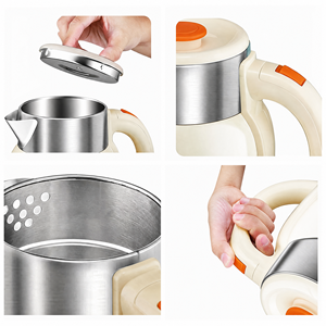 <span class=keywords><strong>Hervidor</strong></span> de Agua Eléctrico de 2.3 Litros con Recipiente Interior de Acero Inoxidable y Cuerpo Frío al Tacto - Product Image 4
