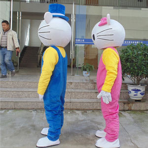 Juguetes <span class=keywords><strong>de</strong></span> peluche Hello Cat Mascot Cosplay Fancy Dress Outfit para adultos Mascot Costume Animal CAT party evento mascota - Product Image 3