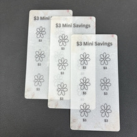 Esthétique minimaliste 3 $ d'économies Mat Vélin Dépenses Enveloppe Tracker Floral Cash Tracker Inserts Cash Farce Placeholders
