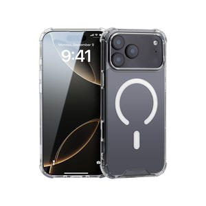 Étui de téléphone portable magnétique transparent antichoc de haute qualité personnalisé pour <span class=keywords><strong>iPhone</strong></span> 17 Pro Max - Product Image 1