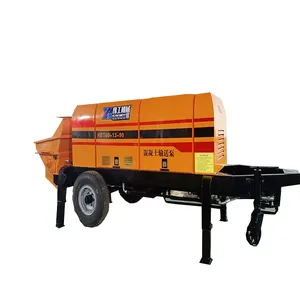 15-30立方米/h输送能力拖车混凝土泵便携式混凝土水泥与搅拌机和泵