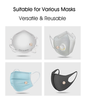 Mini clips de diffuseur d'aromathérapie magnétique en acier inoxydable de 15MM pour masque ou broche | Désodorisant et ventilation aux huiles essentielles