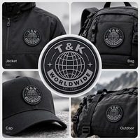 Badge en PVC souple personnalisé OEM ODM, qualité supérieure, durable, respectueux de l'environnement, pour casquettes, vestes, badge en PVC souple personnalisé