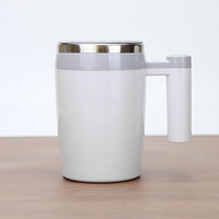 Tasse de mélange en acier inoxydable entièrement automatique tasse à café rotative magnétique électrique portable