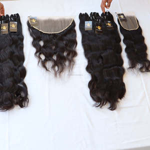 วิกผมดิบแบบ100ทำจากขนมิงค์แท้ผมหยิกเป็นช่อ - Product Image 1