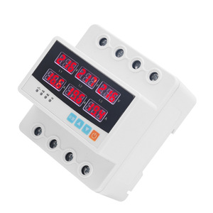 Three Phase Six Display Voltage Protector 220V 63A ATS Intelligent Switch With Over Under Voltage Protection - Product Image 5