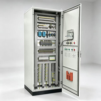 Panel PLC Trifásico Multivoltaje APFC 380V con Banco de Condensadores, 64 E/S, Memoria de Datos y Corrección del Factor de Potencia para Uso Industrial