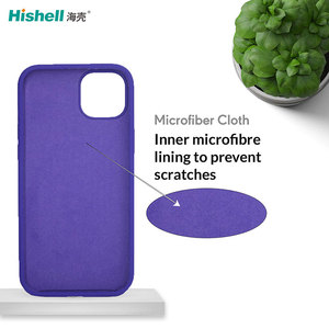 Funda Magnética de Silicona Real con Sensación de Piel de Lujo, Resistente a Impactos, <span class=keywords><strong>para</strong></span> la Serie 15/Plus <span class=keywords><strong>SE</strong></span> con <span class=keywords><strong>Forro</strong></span> de Microfibra - Product Image 2