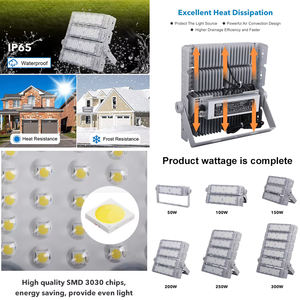 COVEDA <span class=keywords><strong>Projecteur</strong></span> <span class=keywords><strong>de</strong></span> paysage à haute luminosité étanche IP65 SMD <span class=keywords><strong>50W</strong></span> 100W 150W 200W 250W 300W <span class=keywords><strong>Projecteur</strong></span> <span class=keywords><strong>LED</strong></span> extérieur - Product Image 3