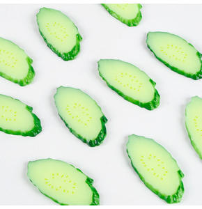 Reproducción Realista de Rodaja de Pepino en Resina 3D, Accesorio Decorativo para Halloween, Ecológico, Modelo de Vegetal Artificial de 10 cm - Product Image 5