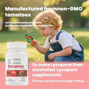 男性と女性のための工場価格前立腺プレミアムのこぎりイラクサAshwagandha LycopeneサプリメントLycopeneタブレット - Product Image 4