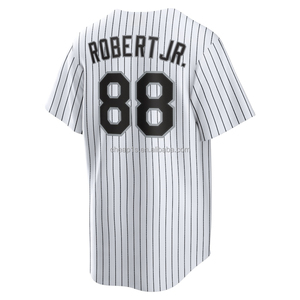 Vente en gros de maillots de baseball brodés Chicago White Sox USA # 88 Luis <span class=keywords><strong>Robert</strong></span> Jr. # 35 Frank Thomas # 35 Vêtements de softball Frank Thomas - Product Image 2