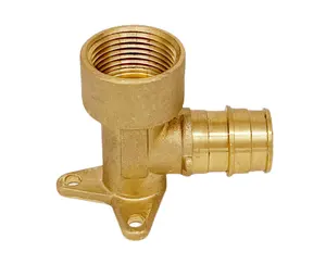 High Quality Brass PEX-A Fitting Brass Drop Ear Elbow Female F1960 X FPT Lead Free Plumbing PEX Fittings